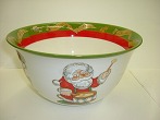 クリスマス陶器大鉢