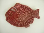 陶器皿(魚)