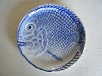 陶器のパン皿(魚)